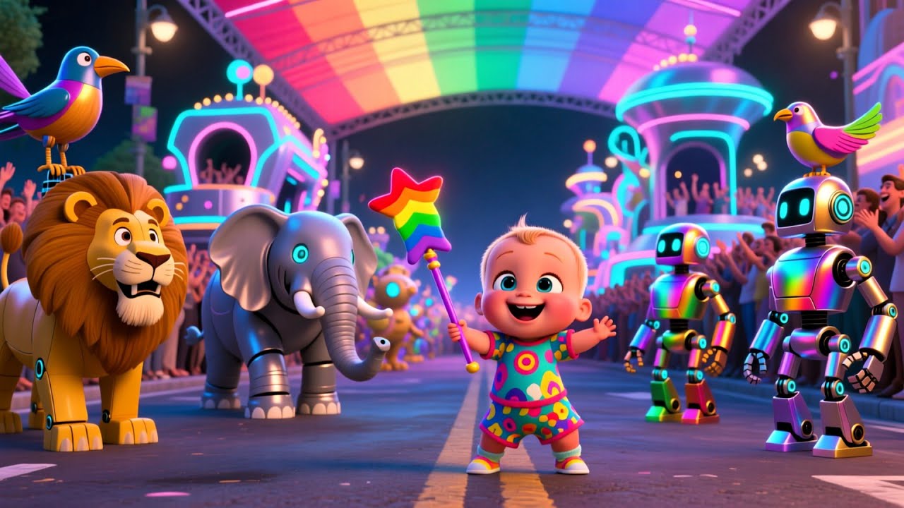 Color Parade with Baby 🌈🎶 | Kids Educational Song | Toddler Colors & Fun