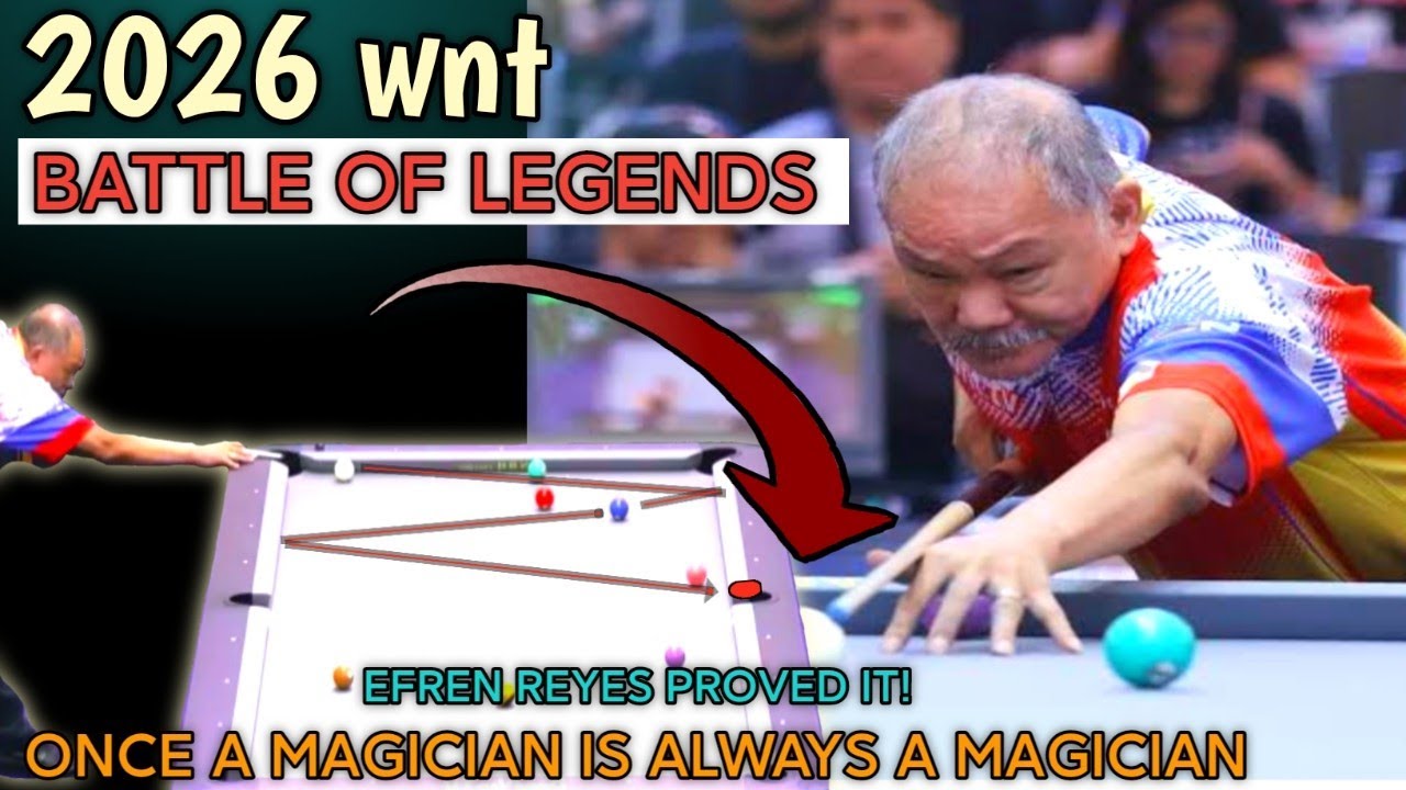 🔥 2026 BATTLE OF LEGENDS 71 YRS OLD EFREN REYES MULING PINATUNAYANANG MATINDI PA RIN ANG MAGIC SHOTS