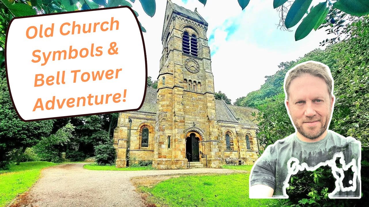 I Explore Old Biblical Symbols & Church Bell Tower!