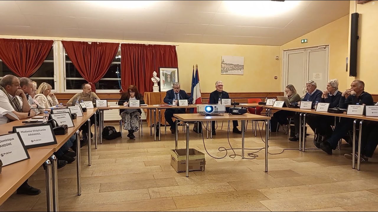 Réunion publique du conseil municipal du lundi 10 mars 2025