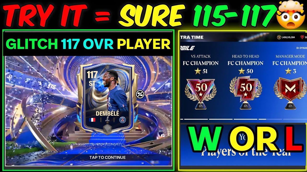 GLITCH 😱 Free 115 - 117 ovr Toty Players - Best TOTY Event Guide | Dynamic Fc
