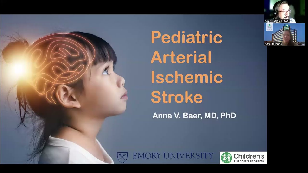 Pediatric Stroke -- Dr. Anna Baer --10/30/2025