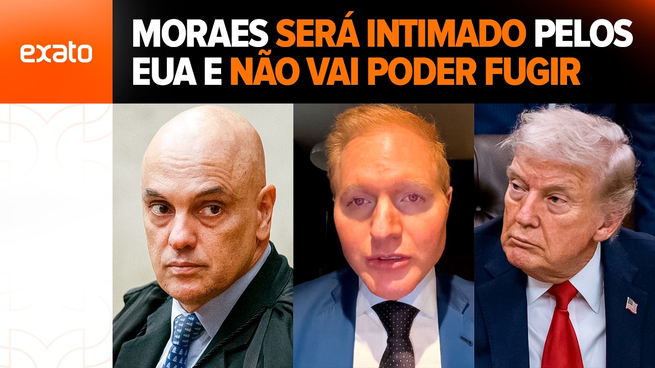 Moraes ESTÁ NA MIRA dos EUA! Advogado de Trump diz que ministro SERÁ INTIMADO por email pela justiça