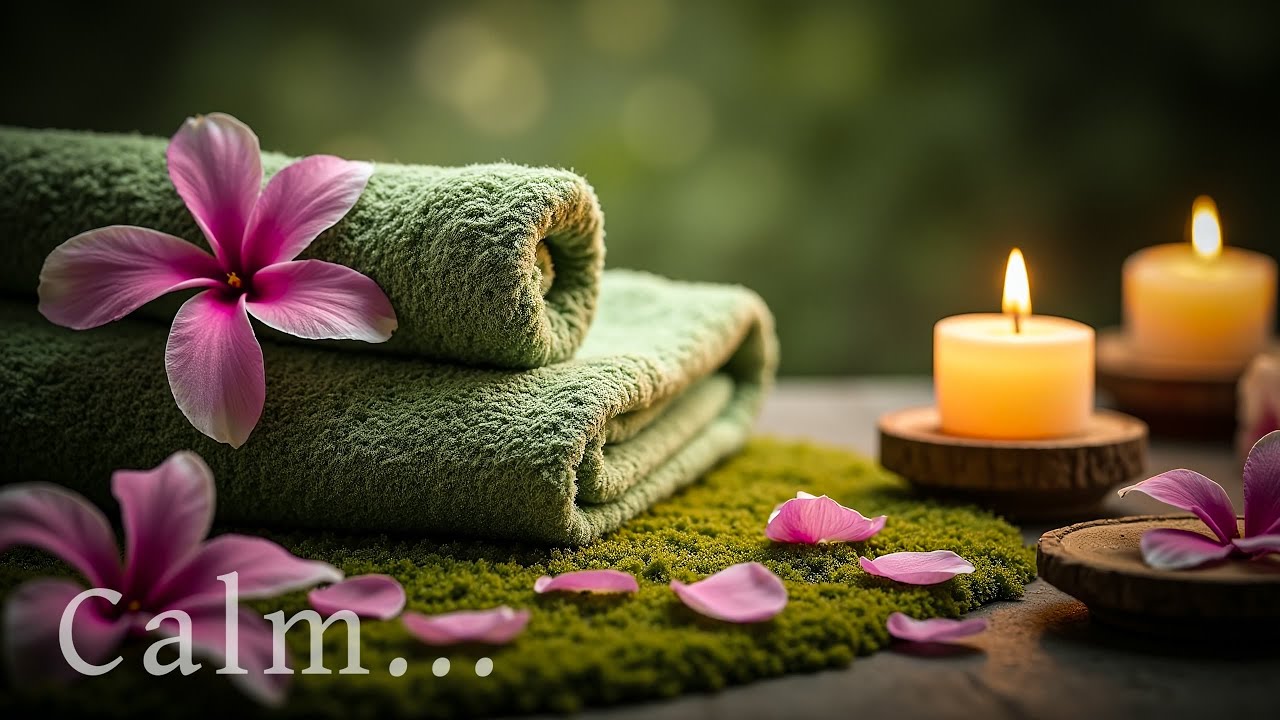🌿 Relaxing Bamboo Waterfall Sounds | Calming Nature Ambience for Sleep, Meditation & Stress Relief