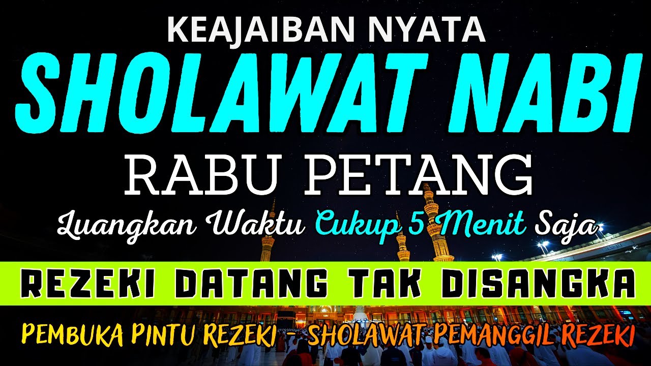 SHOLAWAT PENARIK REZEKI PALING DAHSYAT,Sholawat Nabi Muhammad SAW,SALAWAT JIBRIL PALING MERDU sekali