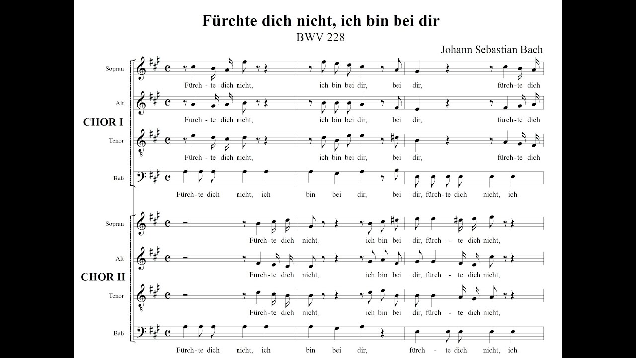 BWV228 Fürchte dich nicht,ich bin bei dir (Alto2)