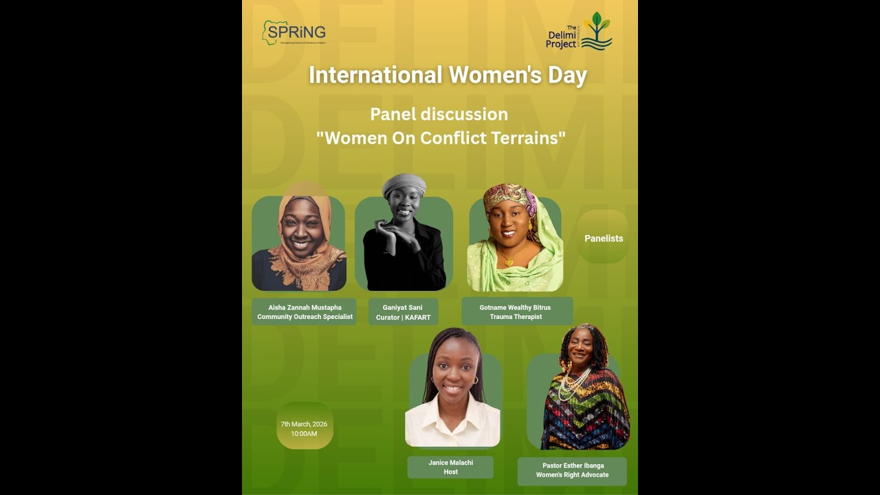 International Women’s Day Dialogue | Women, Peacebuilding & Leadership | Delimi PROSPER Project