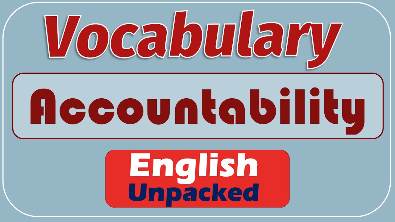 Accountability