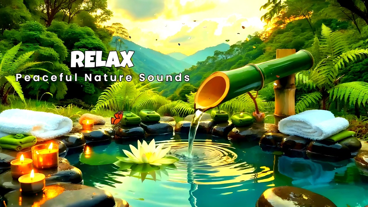 Tranquil Relaxation Music 🌿 Water Sounds for Stress Relief and Calm Focus