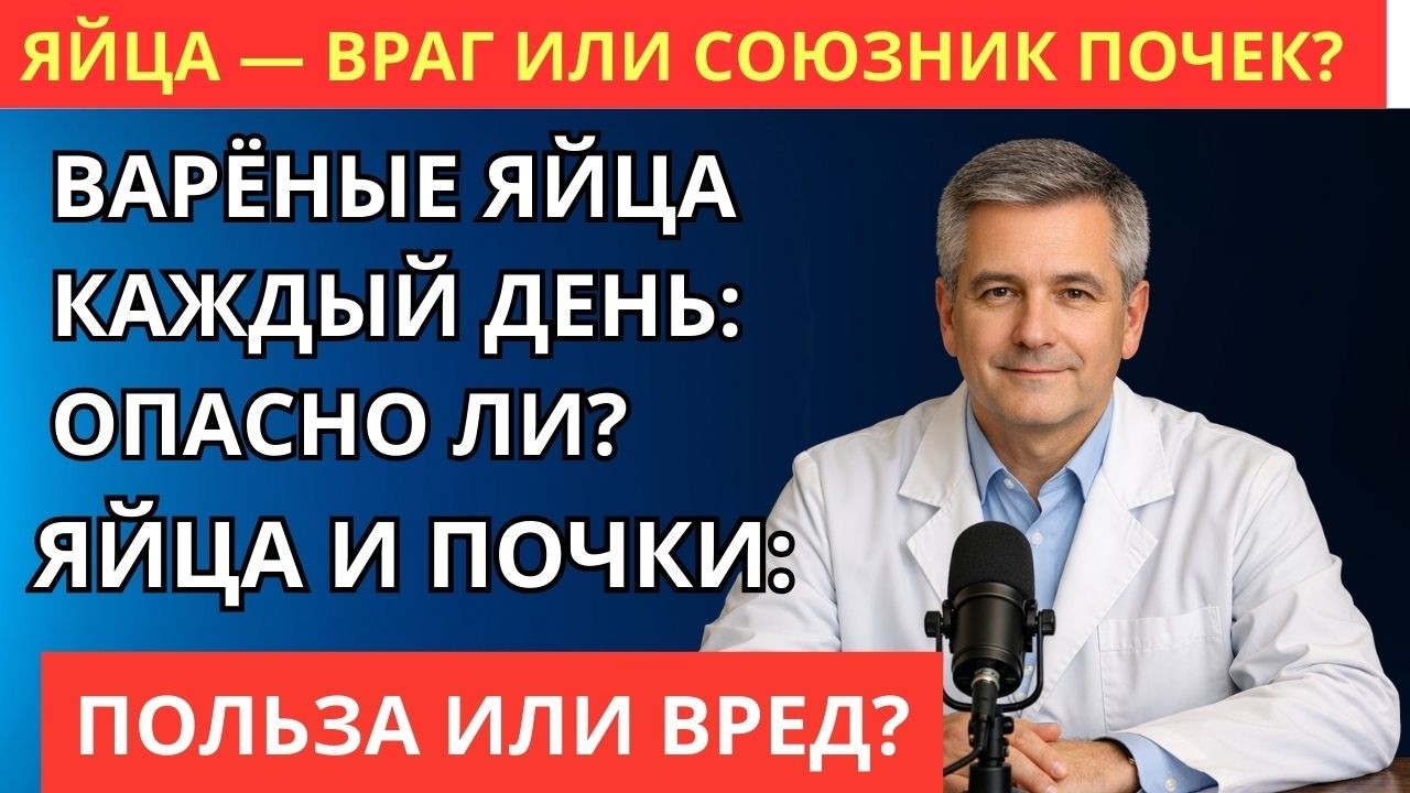 Что происходит с почками, если есть варёные яйца каждый день