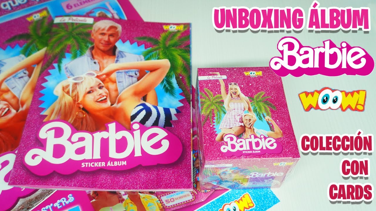 Álbum Barbie The Movie de Woow Stickers: Unboxing álbum + CARDS