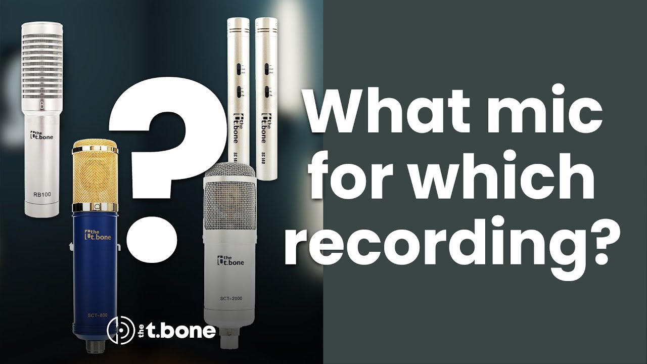The ultimate MICROPHONE GUIDE 🔦🎤