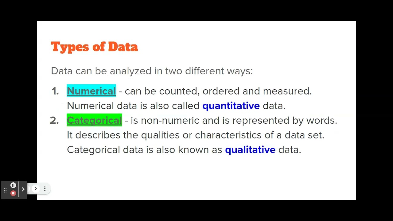 One-Variable Data