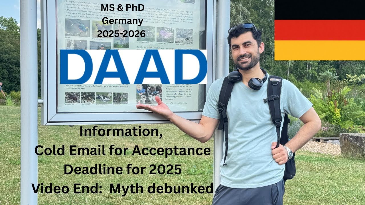 Best Way to Cold Email a Prospective Supervisor| DAAD Scholarship| Open Now 2025| Time to Act