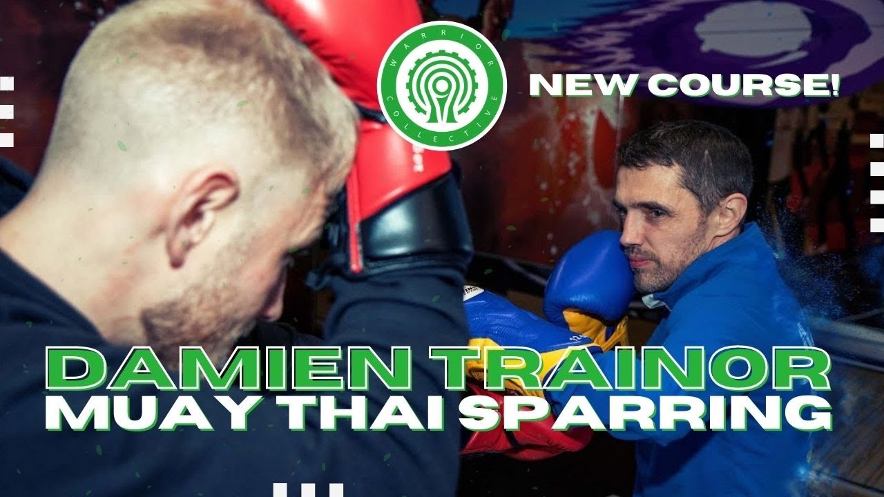 Muay Thai Sparring - How to Counter the Long Guard with Damien Trainor