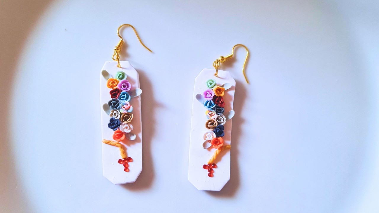 DIY Polymer Clay Flower Earrings Inspired By Taylor Swift's Albums | Life of An Introvert