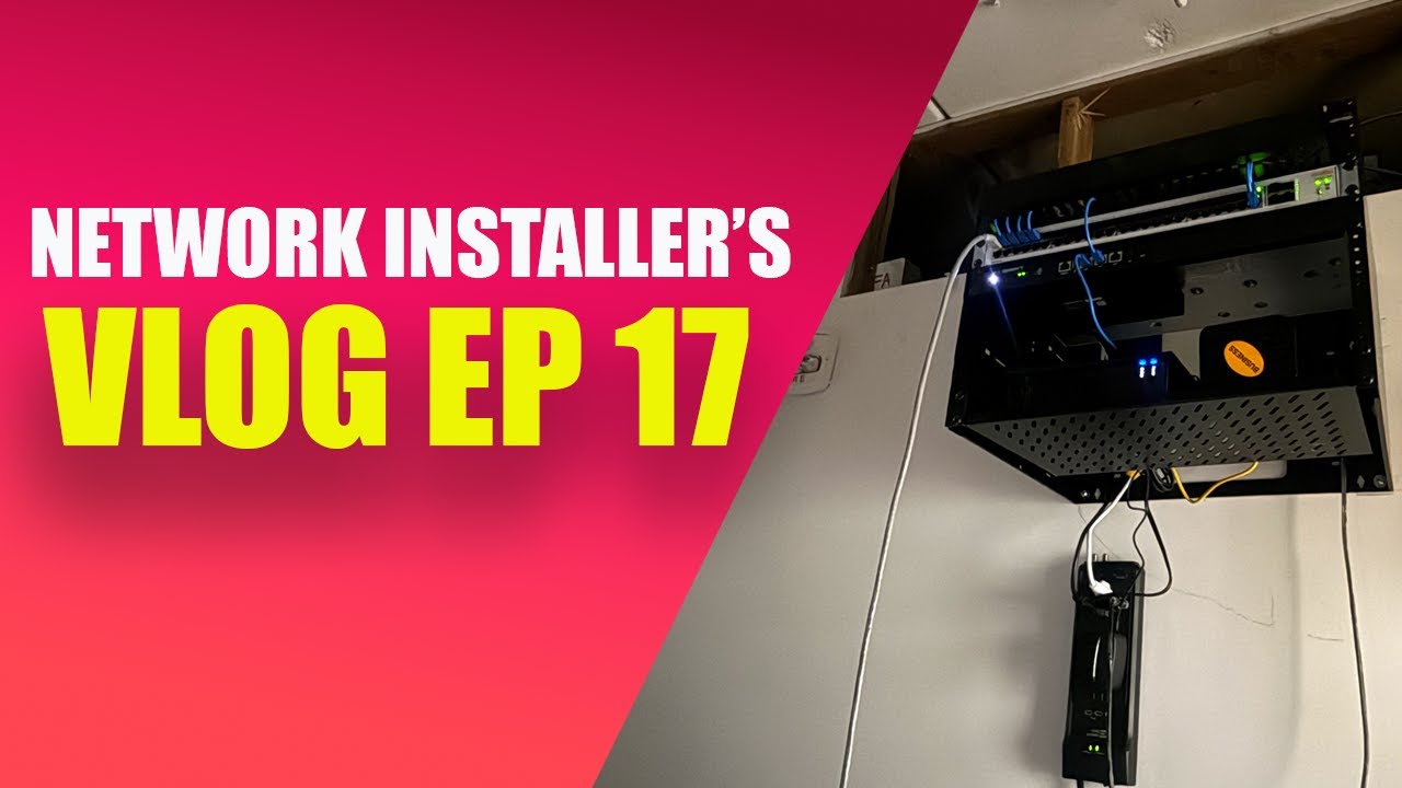 Network Technician's VLog Ep 17 - Maui Retail Network Install