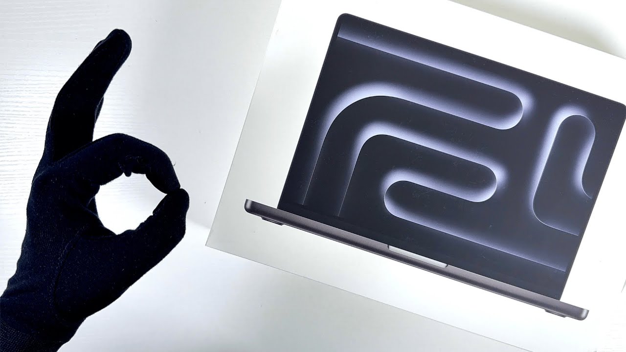 Unboxing New 2024 MacBook Pro (M4) 14'' Space Black