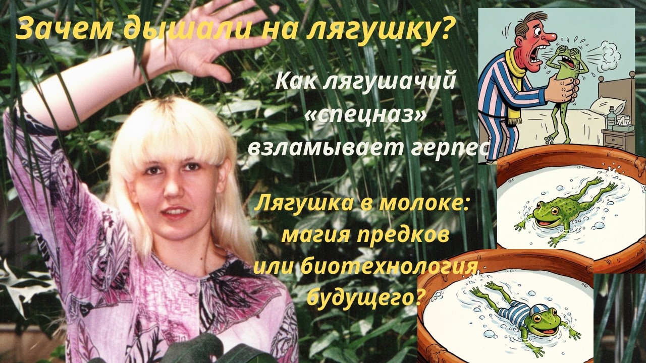 Кто поможет навсегда избавиться от герпеса #лягушка #герпес #темпорины #вирус #антимикробныйпептид