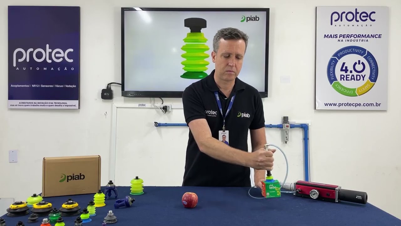 Ventosas Modulares PiGrip ​​⁠@PIABVacuumTechnique para Manipulação por Vácuo @Protec_Automacao