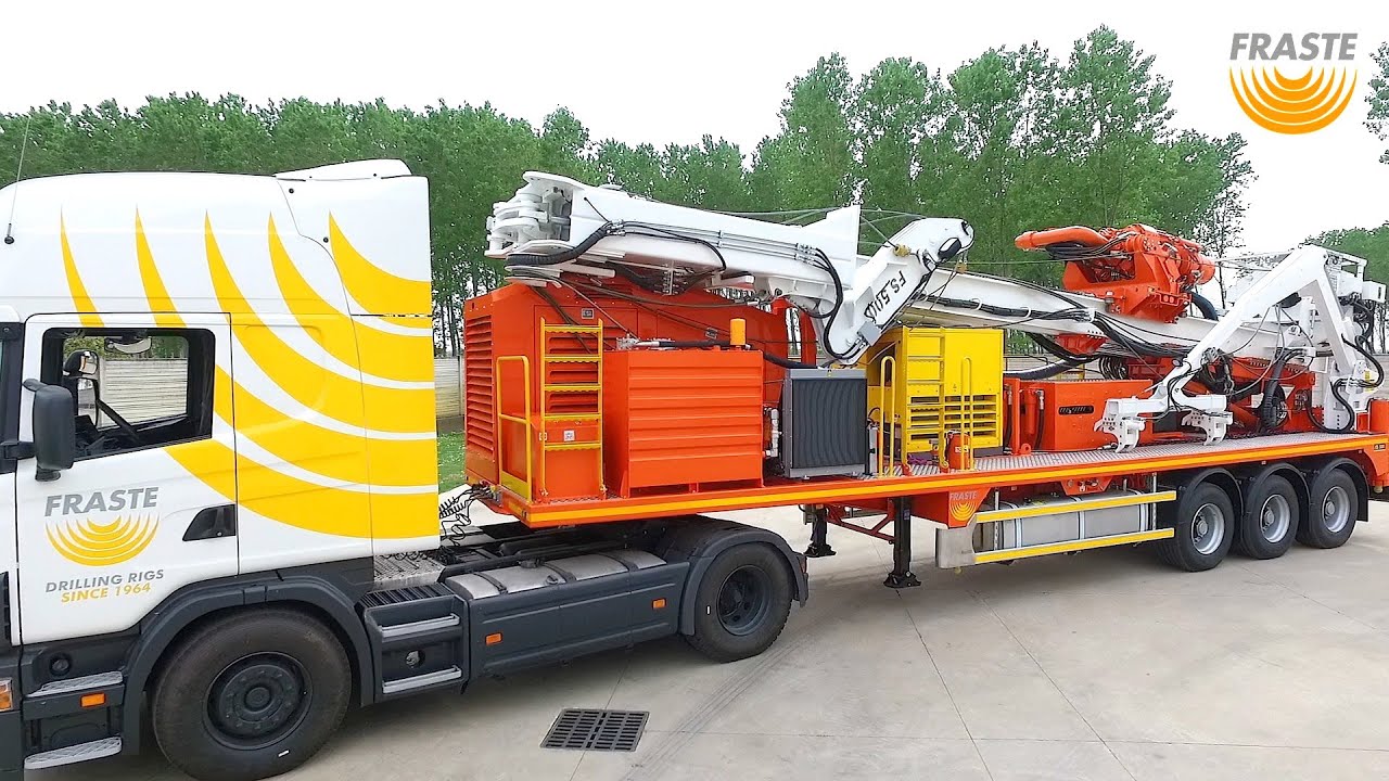 FRASTE FS 500 - Powerful high-performances and reliable drill rig