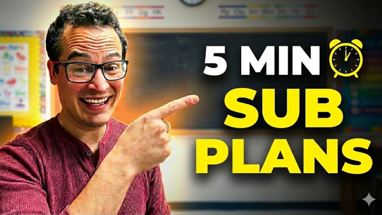 Stop Spending Hours on Sub Plans (Do This Instead)