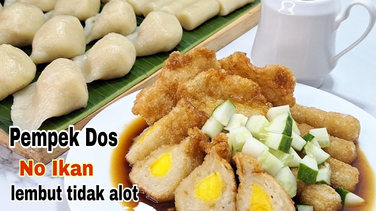 RAHASIA PEMPEK LEMBUT GURIH  MESKIPUN TANPA IKAN ‼️ Resep pempek Dos