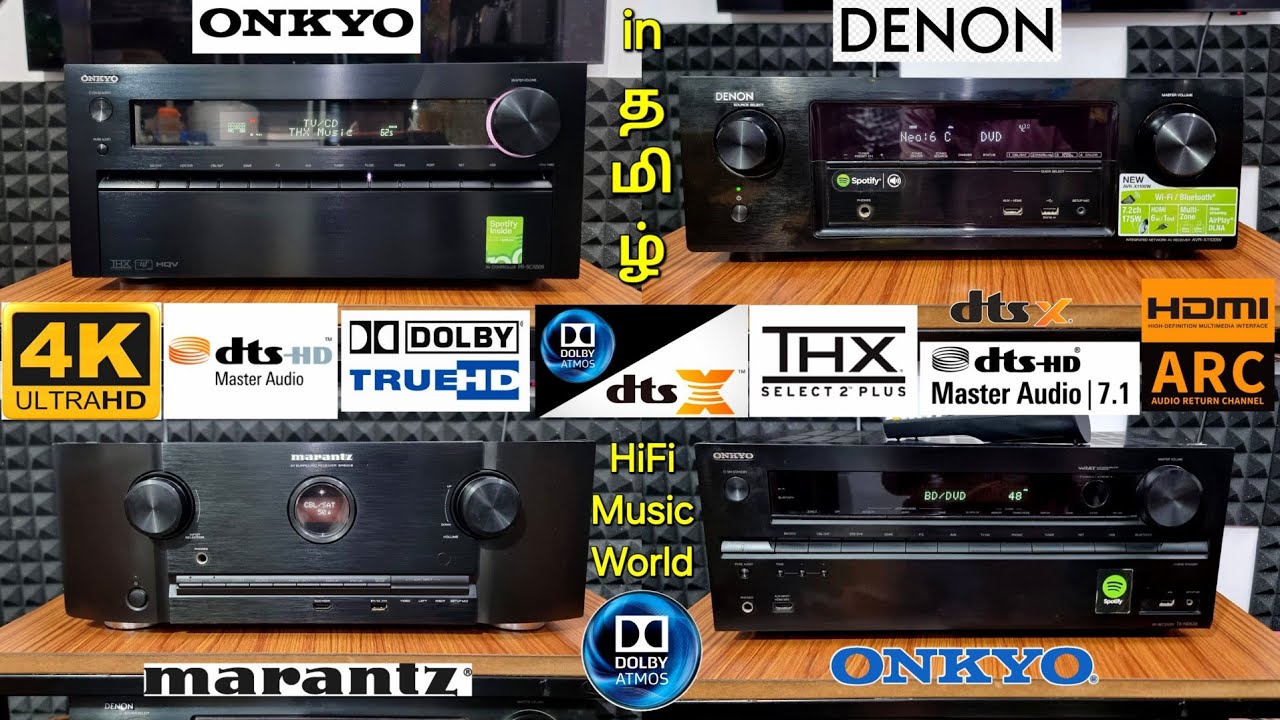 Onkyo PR-SC5509 9.2 AV Controller Marantz SR6008 NR1606 DENON AVR-X1100W Onkyo TX-NR636 AV Receiver