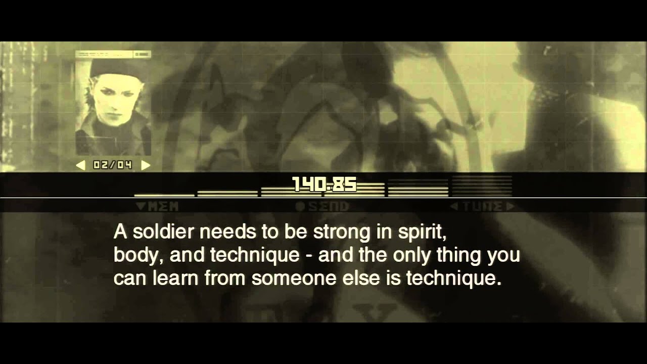 Metal Gear Solid 3 Snake Eater  (Virtuous Mission) Cutscene Part 3 (Radio Call)