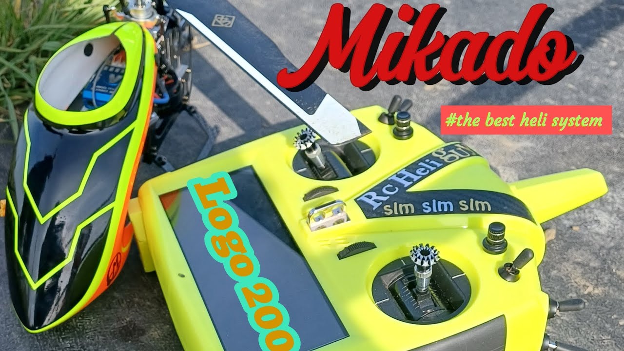 Mikado Logo 200. Rc helicopter. Wow,wow,wow