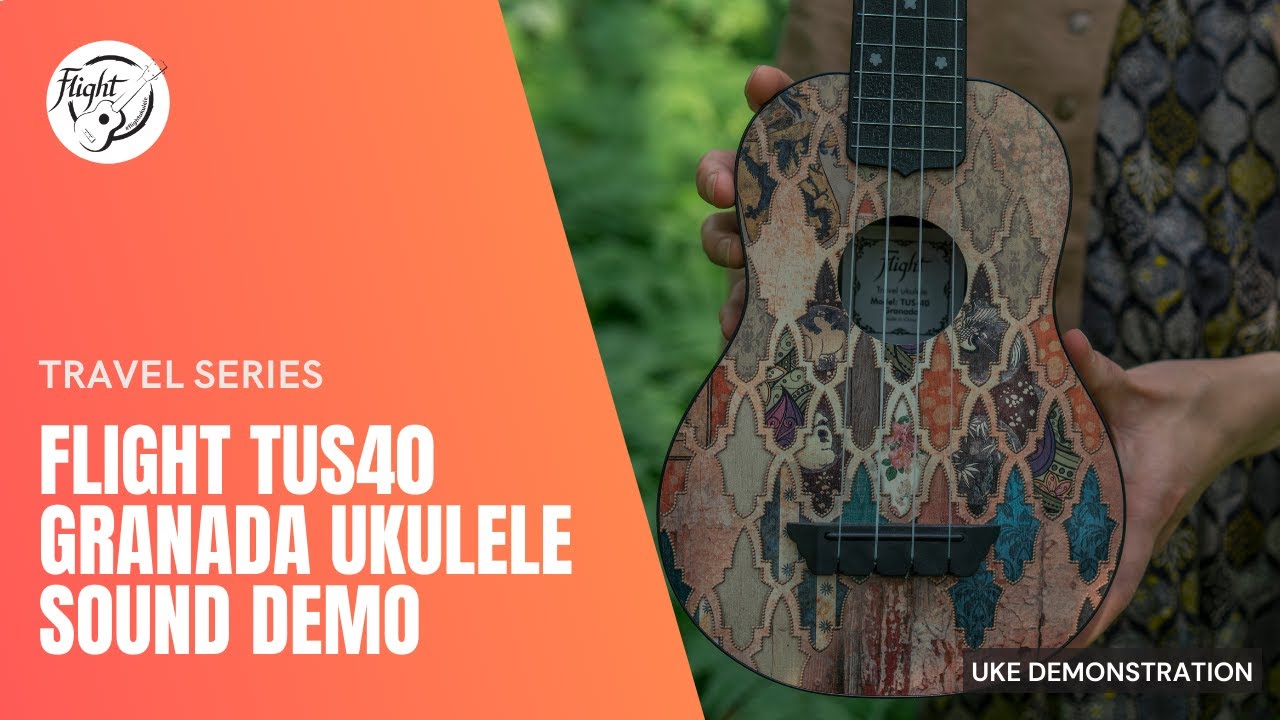 Flight TUS40 Granada Soprano Ukulele Sound Demonstration