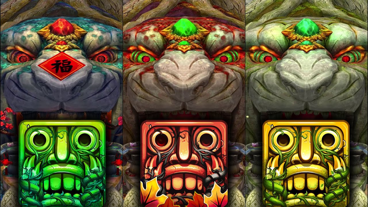 Temple Run 2 Lantern Festival Vs Temple Run 2 Jungle Fall Vs Temple Run 2 Lost Jungle - Endless Run