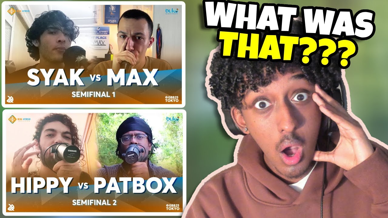 Yolow Reacts | Max vs Syak & Hippy vs Patbox | Africa & Mena GBB25 Qualifier | Semi Final