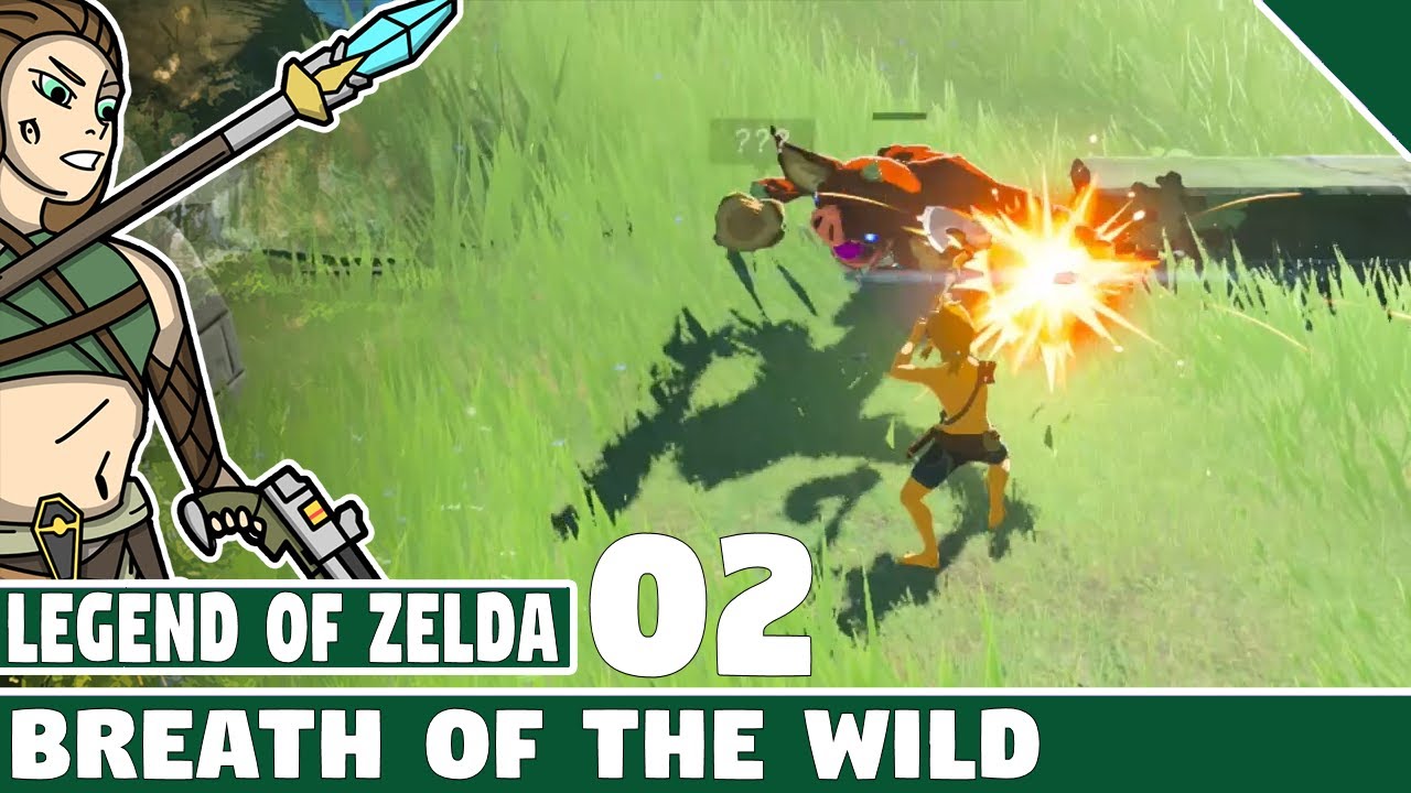 #02 Explanations and Learning Controls! - The Legend of Zelda: Breath of the Wild | Zelda BOTW