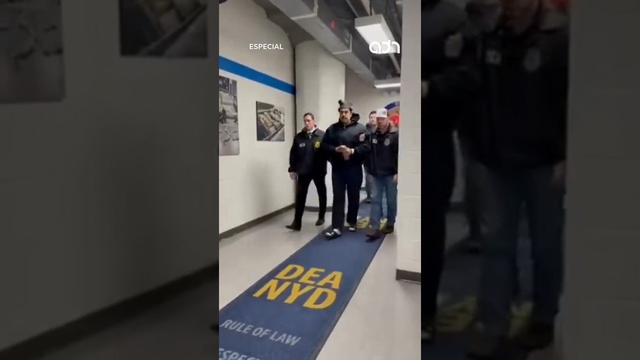 Circulan imágenes de Nicolás Maduro y Cilia Flores bajo custodia de la DEA en Nueva York