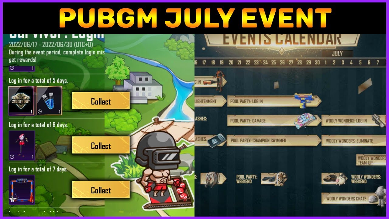 Pubg Mobile July Month Complete Event Explained || New Permanent Avatar + Frame For Free (Hindi)