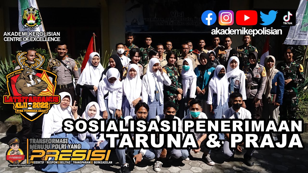 SOSIALISASI PENERIMAAN TARUNA - LATSITARDANUS XLII 2022 E16 - BATALYON ARKANA SATRIADHARMA