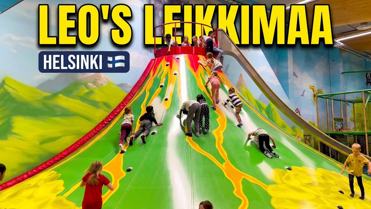 Indoor Playground Fun for Kids at Leo's Leikkimaa | Helsinki 🇫🇮