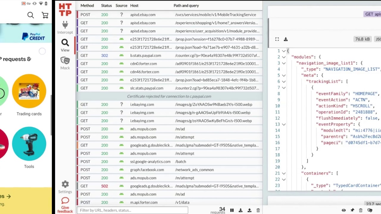 HTTP Toolkit Android demo