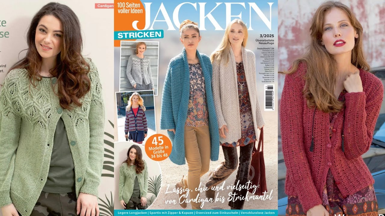 Cardigans. Hundert Seiten voller Ideen 3/2025  l Knitting Magazine Flip Through