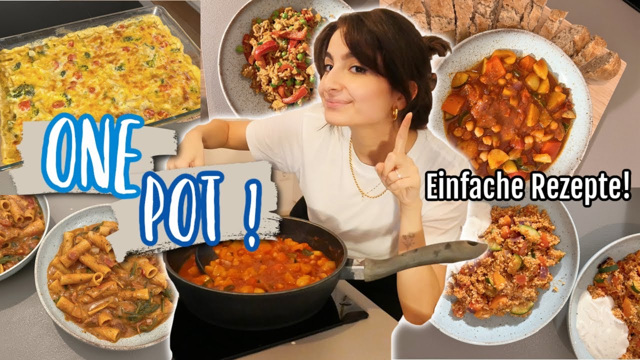 5 einfache ONE POT Gerichte, die jeder schafft!!