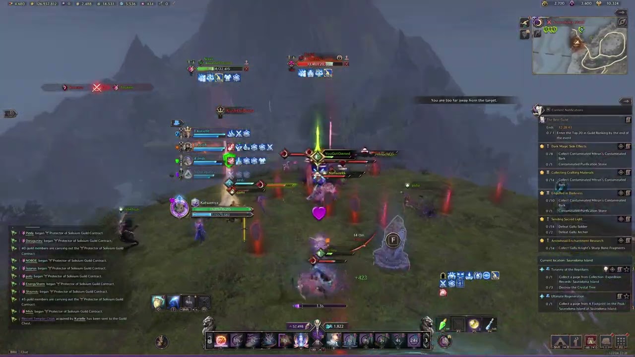 Throne and Liberty Mass PVP | Saurodoma TP Mass PVP | Wand/Staff PoV