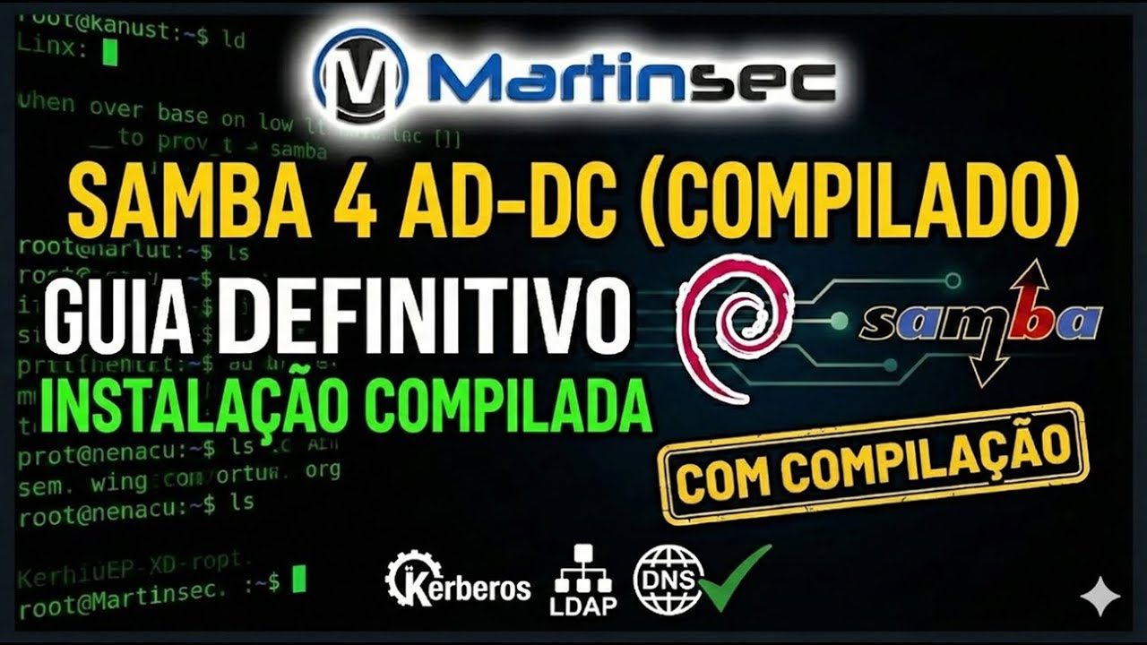 Samba 4 AD-DC 2026: Como instalar e configurar um Active Directory (Compilado)