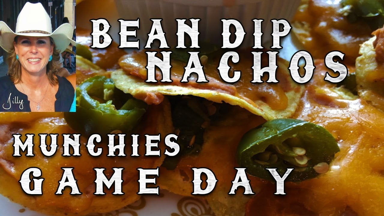 Bean Dip Nachos ~ Easy Nachos Recipe