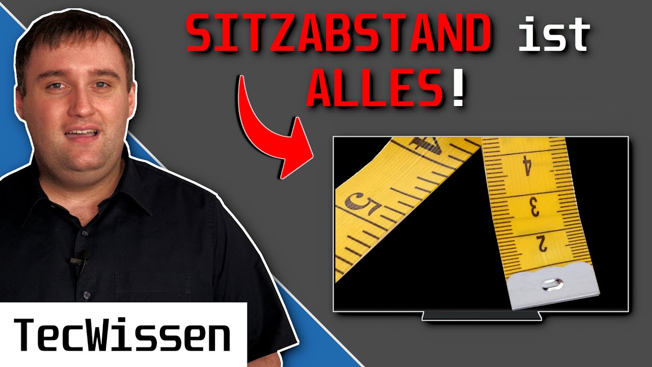 DARUM ist der SITZABSTAND alles! | Den korrekten Sitzabstand zum 4K Fernseher herausfinden!