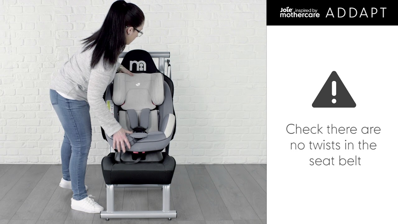 Joie Addapt Car Seat Installation