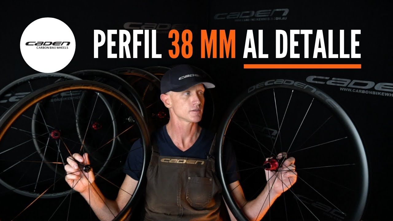 RUEDAS DE CARBONO CUBIERTA PERFIL 38 MM | AL DETALLE Y PESADAS EN VIVO | CADEN Cycling
