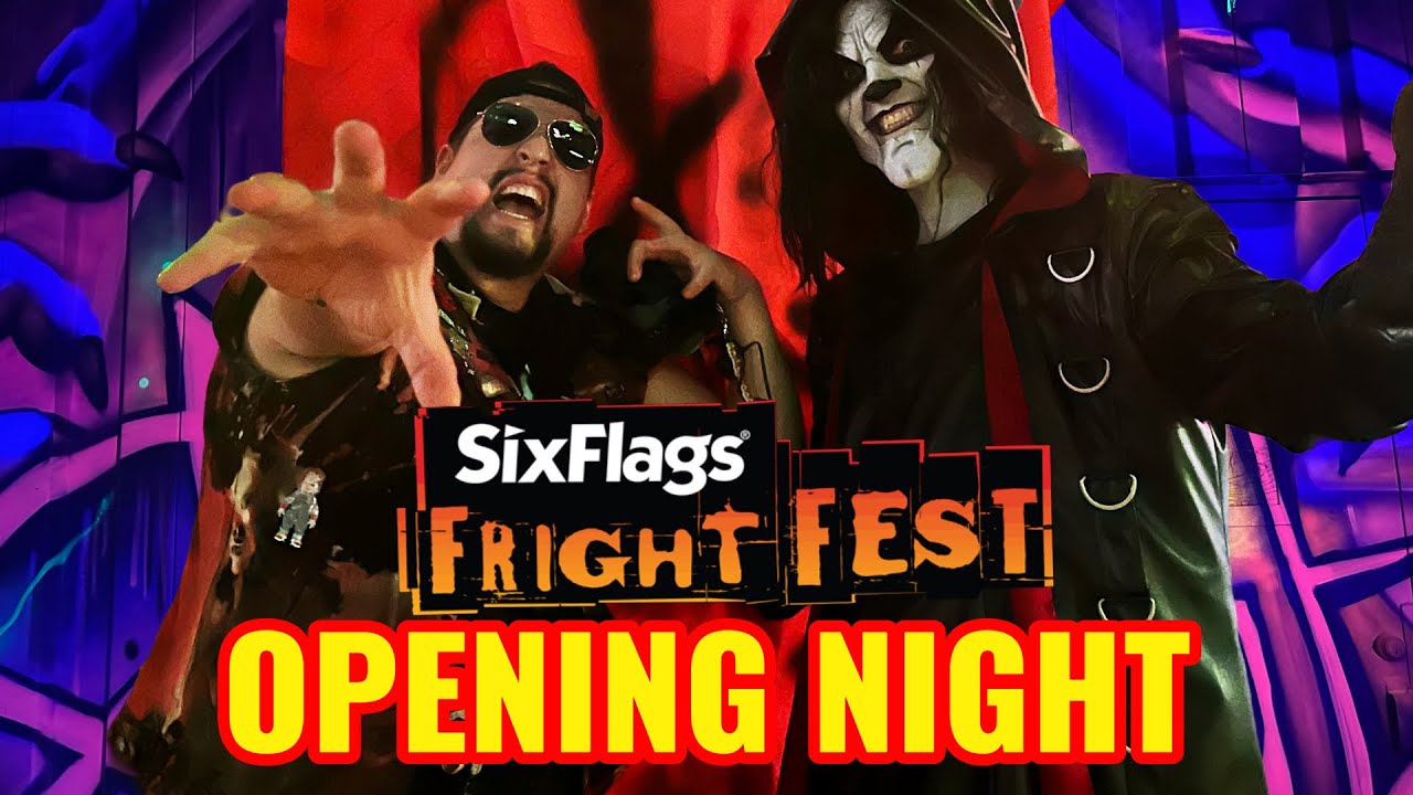 Новые клоуны и зоны страха на открытии фестиваля ужасов 2025 |Six Flags Magic Mountain|