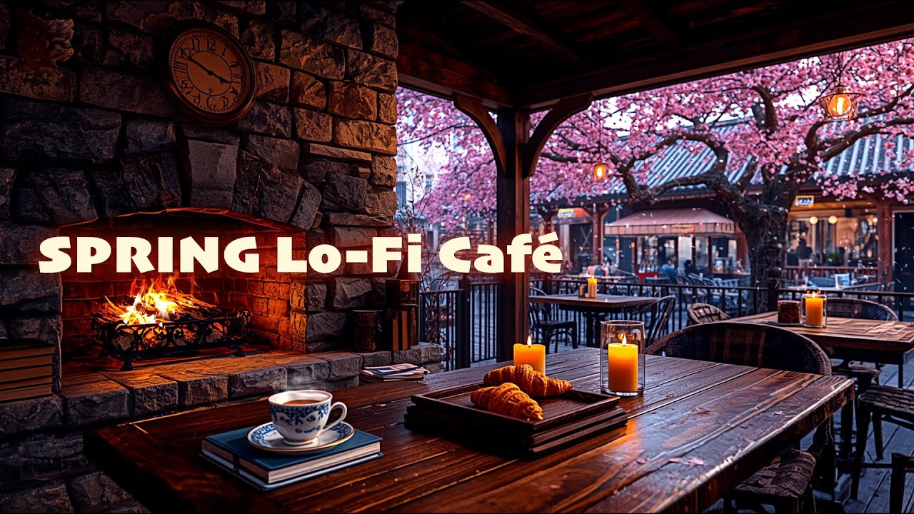 Spring Bloom Lo-Fi: Cozy Cafe Vibes to Relax / Study