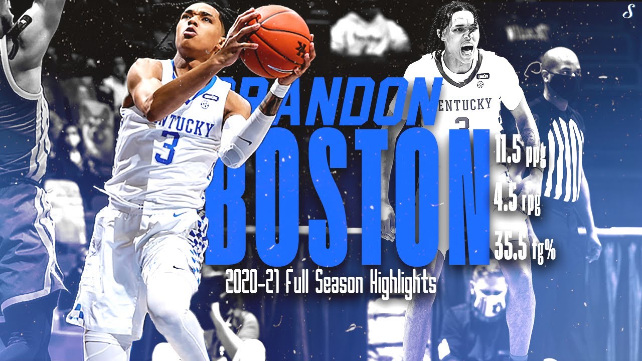 B.J. Boston Kentucky 2020-21 Full Season Highlights | 11.5 PPG 4.5 RPG 35.5 FG% #LAClippers